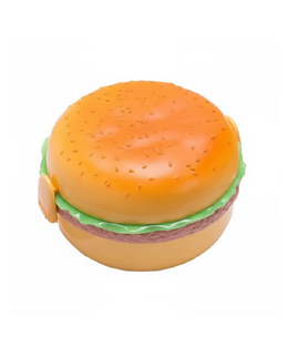Leak-Proof Burger Shape Lunch Box Fun Design