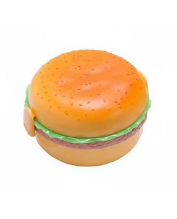 Leak-Proof Burger Shape Lunch Box Fun Design