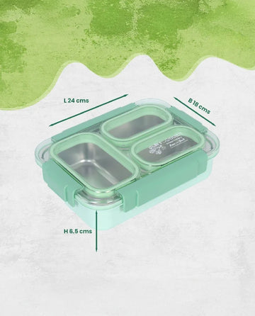 Titepo Leak-Proof Lunch Box with Cutlery Green