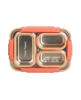 Leak-Proof Lunch Box with Cutlery Orange