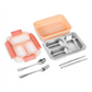 Titepo Leak-Proof Lunch Box with Cutlery Orange