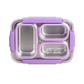 Leak-Proof Lunch Box with Cutlery Purple