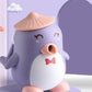 Titepo Penguin Shaped Table Pencil Sharpener Purple