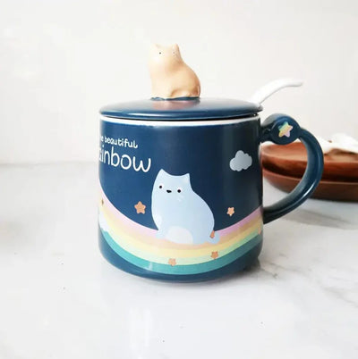 Titepo Rainbow Cat Mug