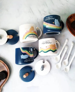 Titepo Rainbow Cat Mug