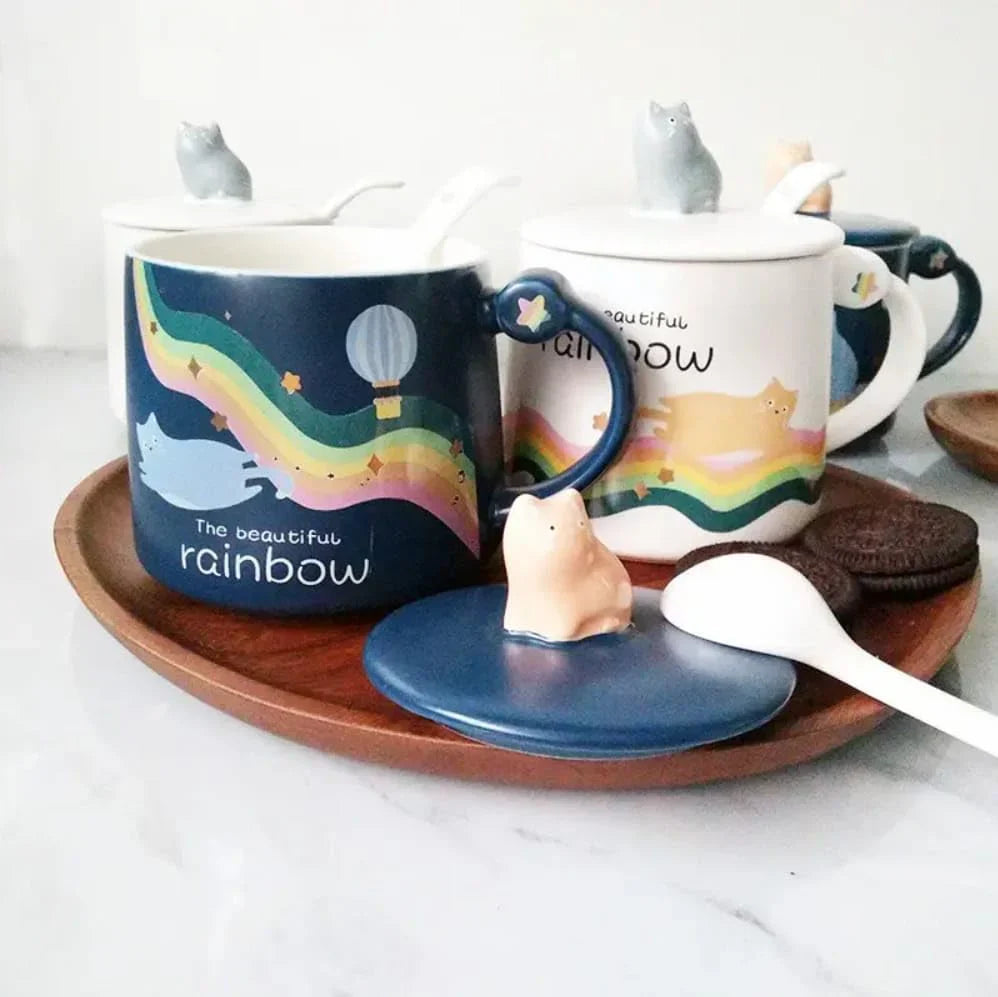 Titepo Rainbow Cat Mug