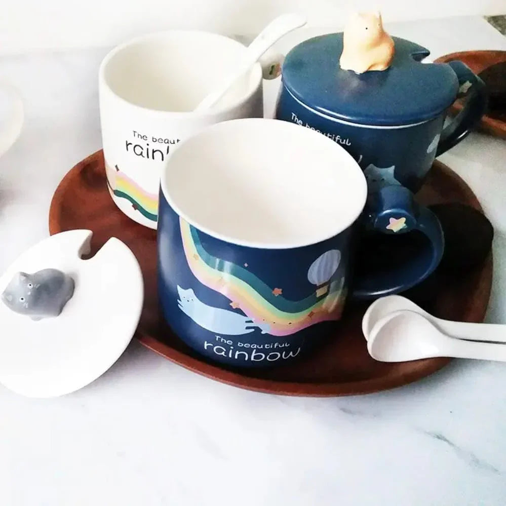 Titepo Rainbow Cat Mug