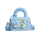 Silicone Kids Sling Bag with 3D Badges Blue