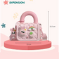 Titepo Silicone Kids Sling Bag with 3D Badges