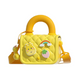 Silicone Kids Sling Bag with 3D Badges Yellow
