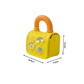 Titepo Silicone Kids Sling Bag with 3D Badges Yellow