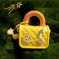 Titepo Silicone Kids Sling Bag with 3D Badges Yellow