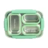 Leak-Proof Lunch Box with Cutlery Green